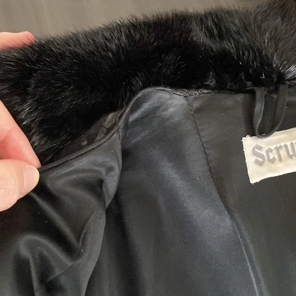 🌟HostPick🌟Real mink fur vintage coat - black - early 90s - Picture 17 of 17